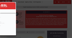 Desktop Screenshot of britishschooloflanguage.in